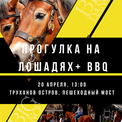 Прогулянка на конях +BBQ